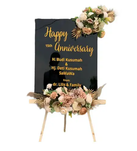 Papan Bunga Akrilik Krubungan